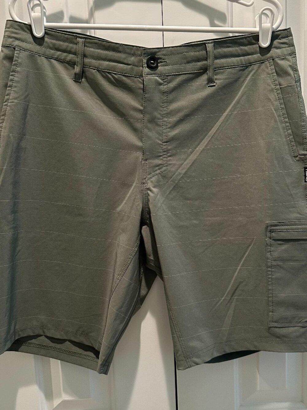 O'Neill TRVLR Crossover Cargo Hybrid Shorts Green Mens Size 34